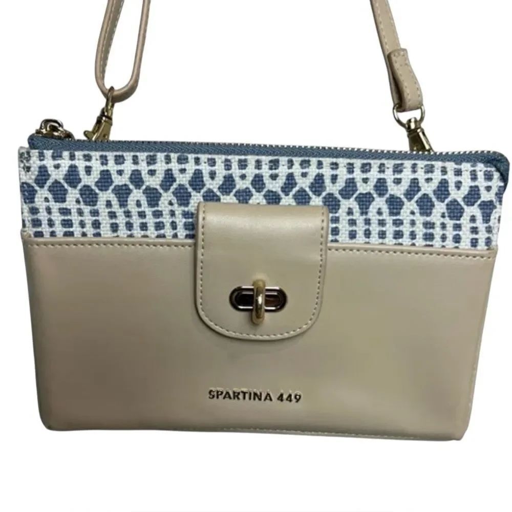 Spartina 449 Beige and Blue Women's Bag